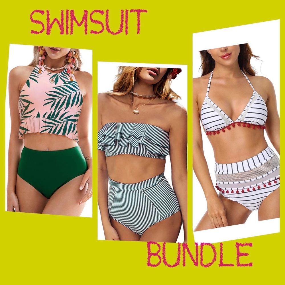 💦 SOLD 💦Swimsuit bundle, all size large.